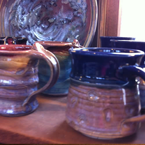 pottery mug