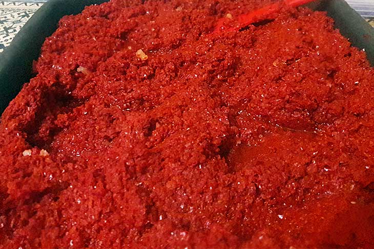 Hot pepper paste