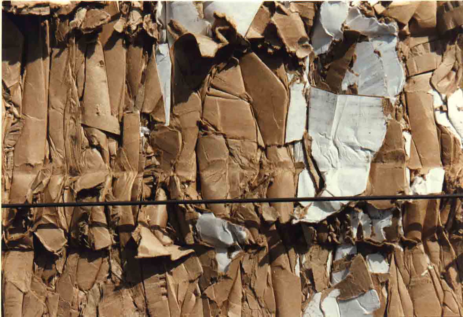 New Double-Lined Kraft Corrugated Cuttings No Dark Medium White Over 20%