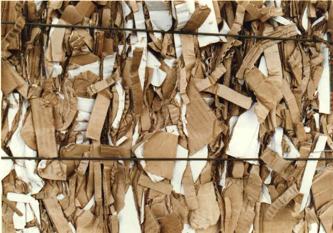 New Double-Lined Kraft Corrugated Cuttings Dark Medium Light Wax