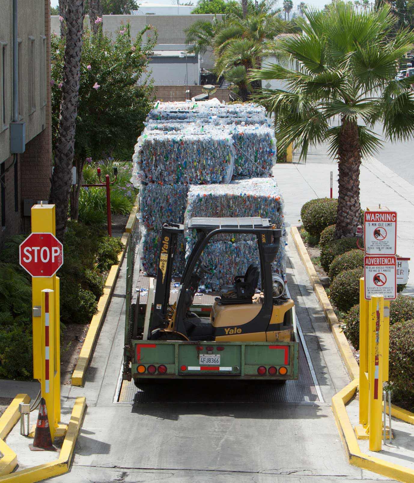 Allan Company Tractor with Recyclables