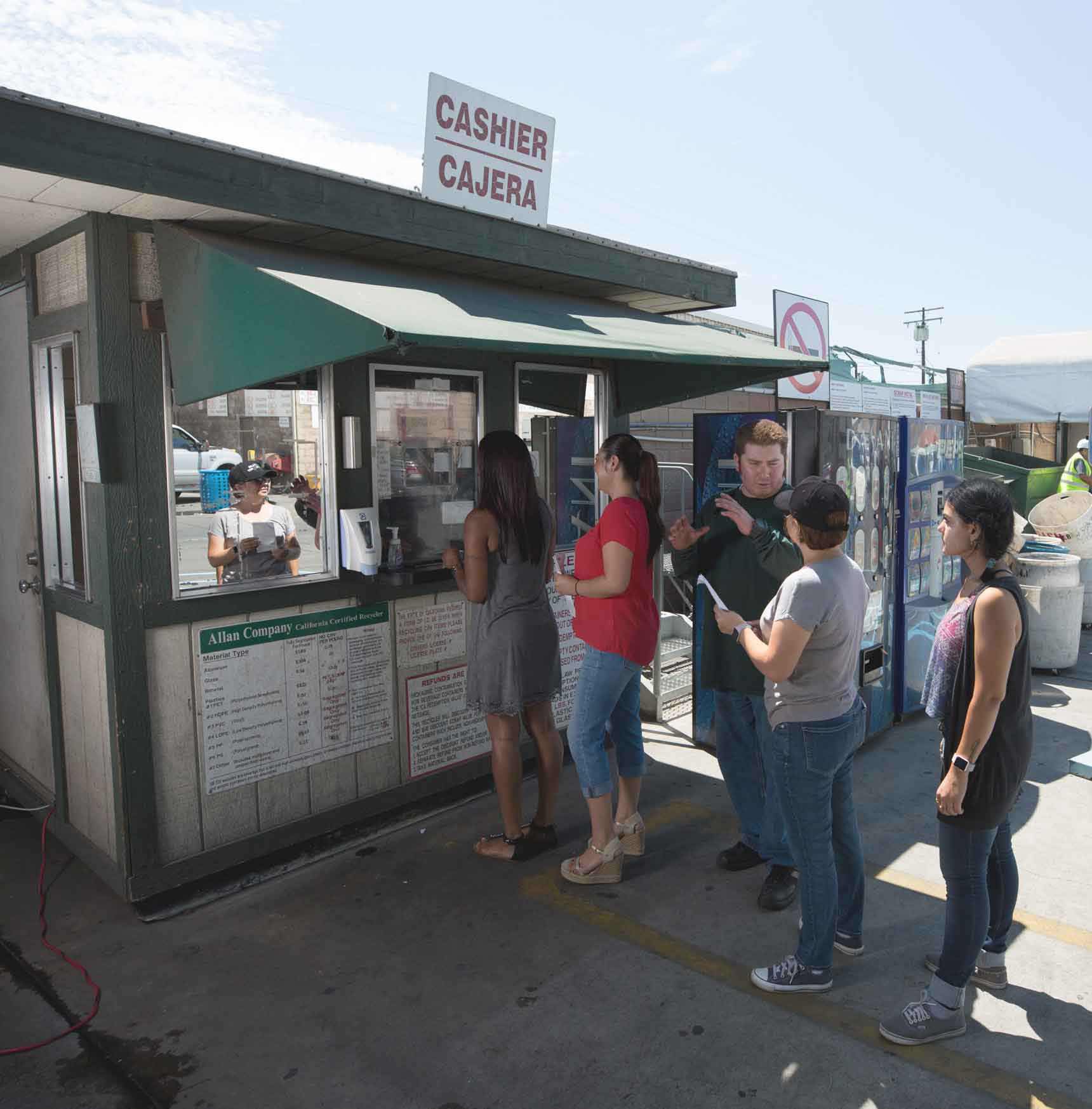 People Getting Money For Their Recyclables