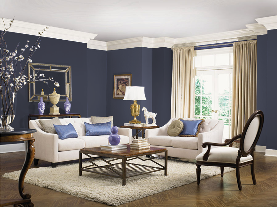 Black Flame Wall Color