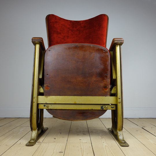 Cinema seat by Fibrocit, Vintage and Cinema seat by Fibrocit, Vintage and