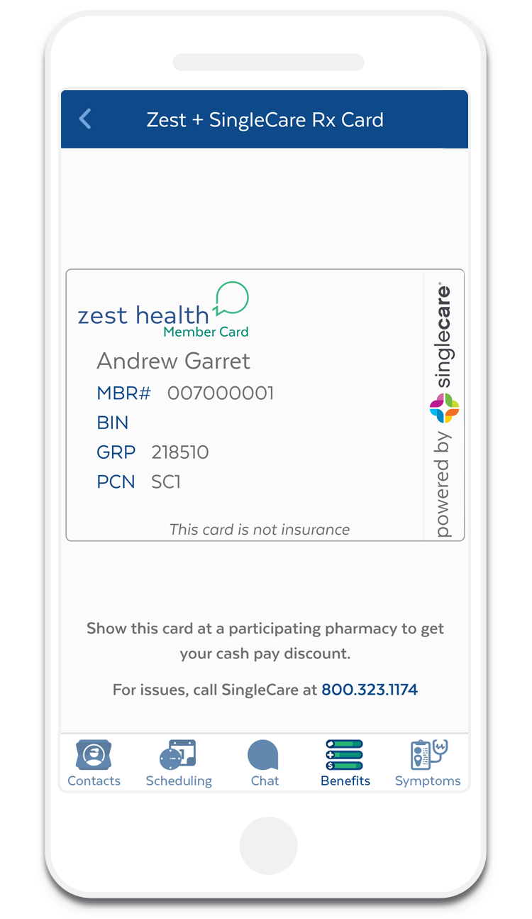 show your singlecare card in your zest app at the pharmacy to get the cash pay discount - Singlecare Prescription Card show your singlecare card in your zest app at the pharmacy to get the cash pay discount - Singlecare Prescription Card