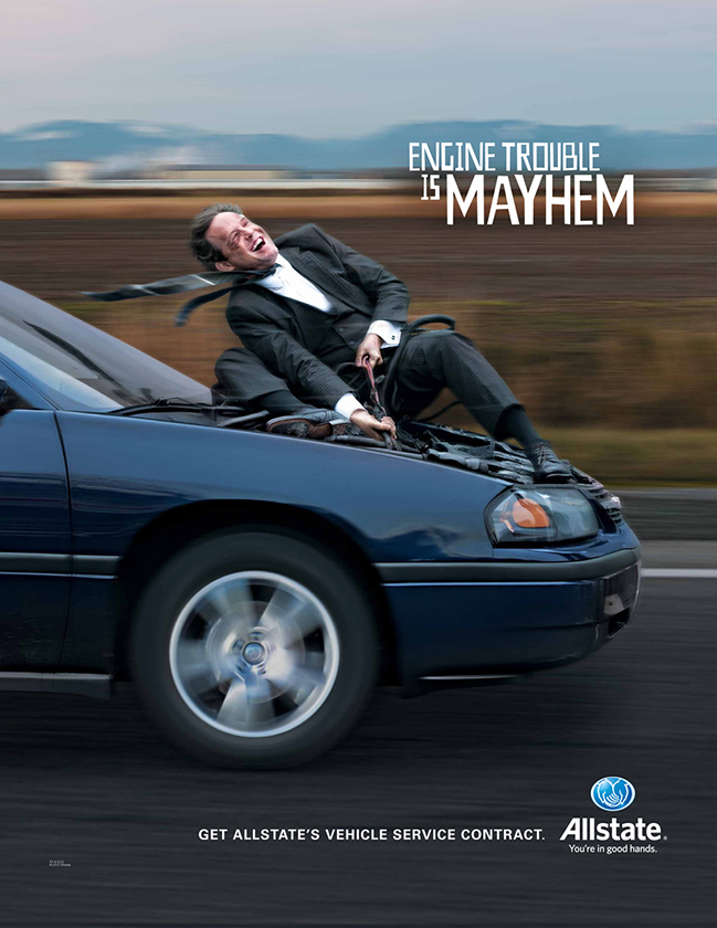 Allstate Dealer Services Mayhem Campaign