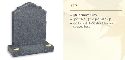 Millenium gret headstone