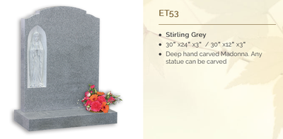 stirling grey headstone