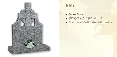 truro grey headstone