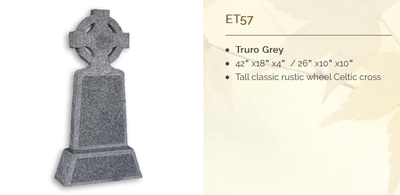 truro grey headstone