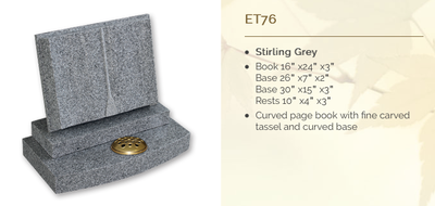 stirling grey headstone