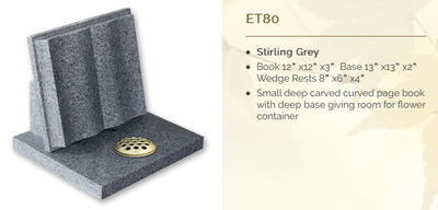 stirling grey headstone