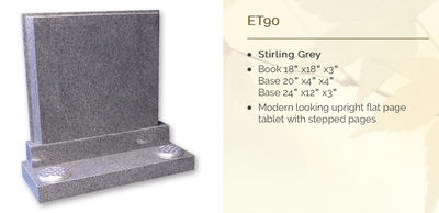 stirling grey headstone