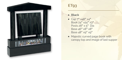black headstone