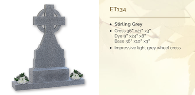 stirling grey headstone