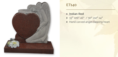 indian red headstone