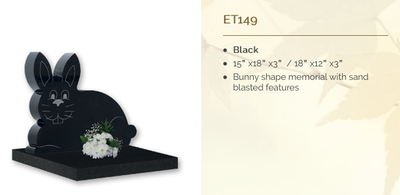 black headstone