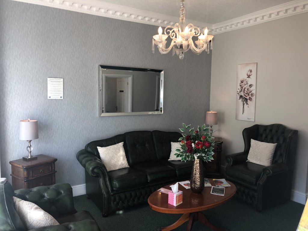 funeral home reception