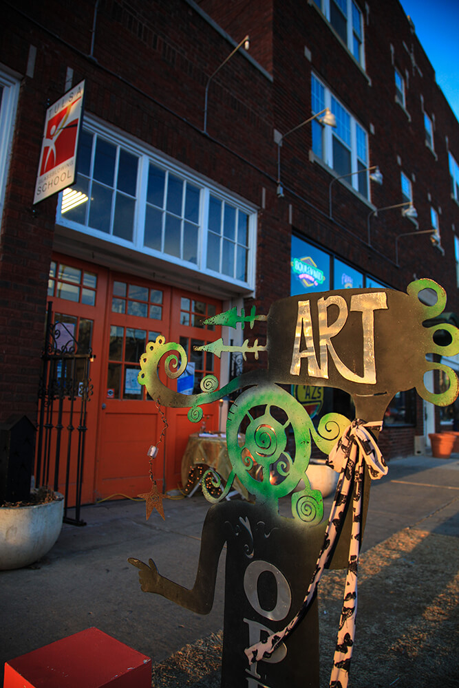 Whether drawing crowds of 50 or 5,000, First Friday Art Crawl has never strayed from its original purpose of giving new or unknown local artists a venue to showcase and sell their work. (Photo: Marc Rains)