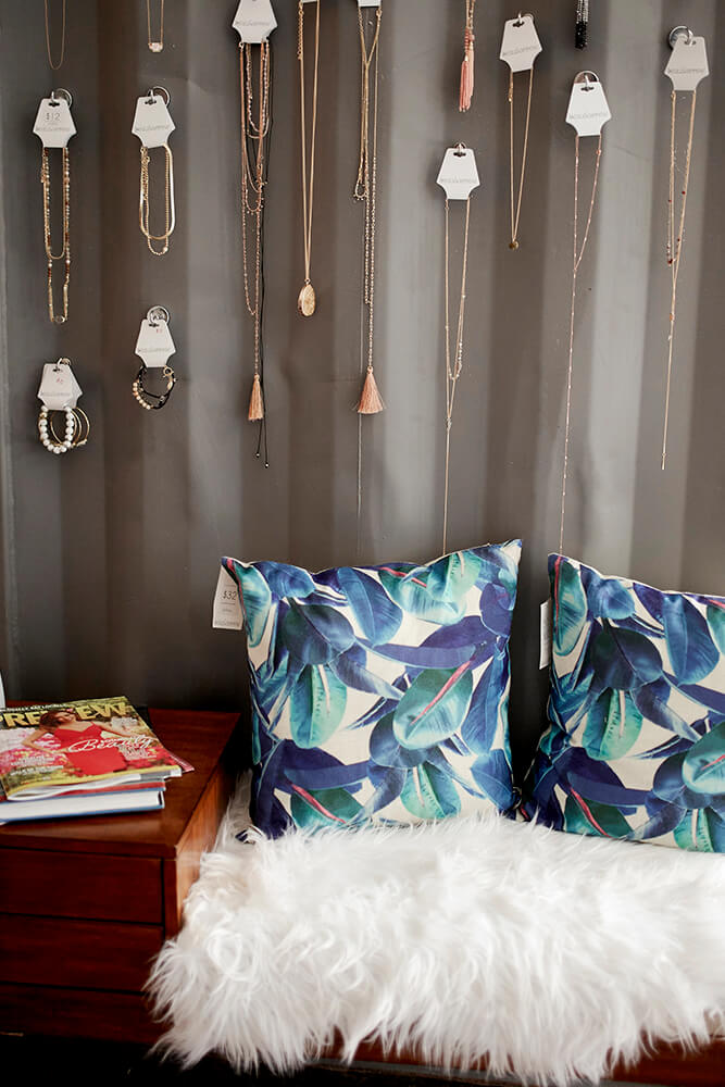 When you stop by Beau & Arrow, expect a mix of fashion and function. (Photo: Sarah Eliza Roberts)