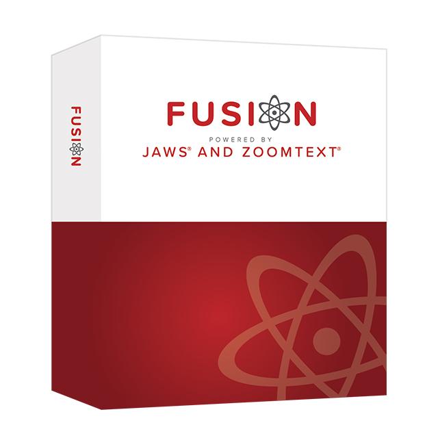 Fusion Home, complete suite of Fusion, JAWS and ZoomText Pro