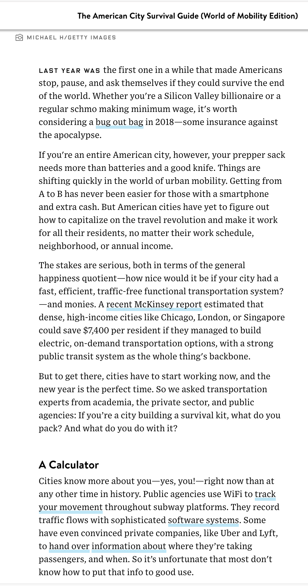 A blog post on WIRED featuring big chunks of text and no obscure headings.