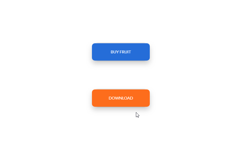 On hover this button slides out top and bottom tabs with further information.