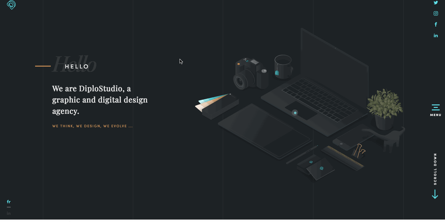 DiploStudios homepage