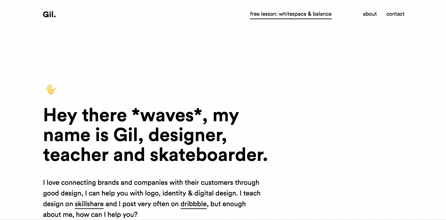 Gil Huybrecht homepage.