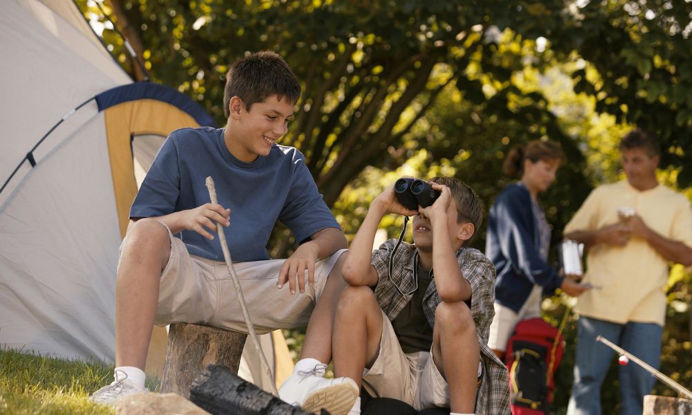 Kids at camp