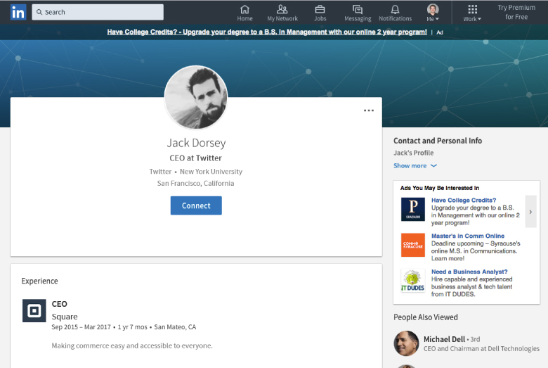 LinkedIn Company Pages