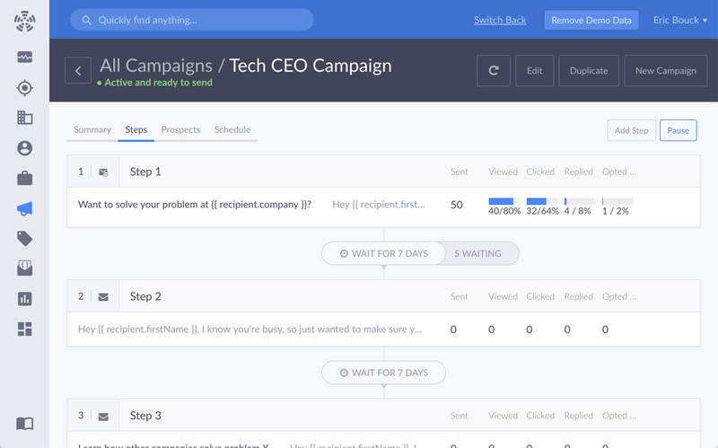 Build a prospecting machine to convert leads into opportunities