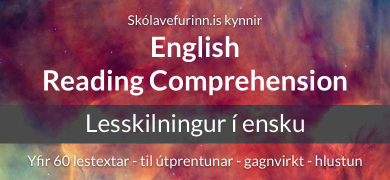 English Reading Comprehensin: