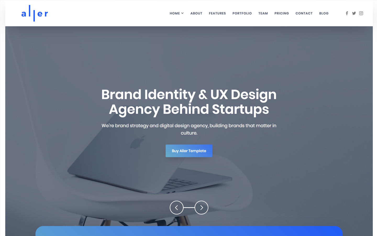 aller one page html5