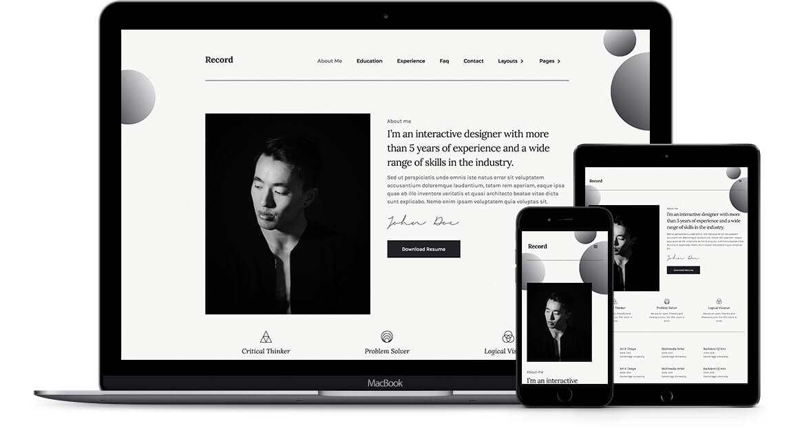 Resume Webflow Template Resume Webflow Template