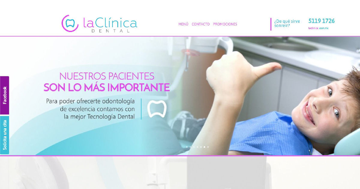 página web odontologia