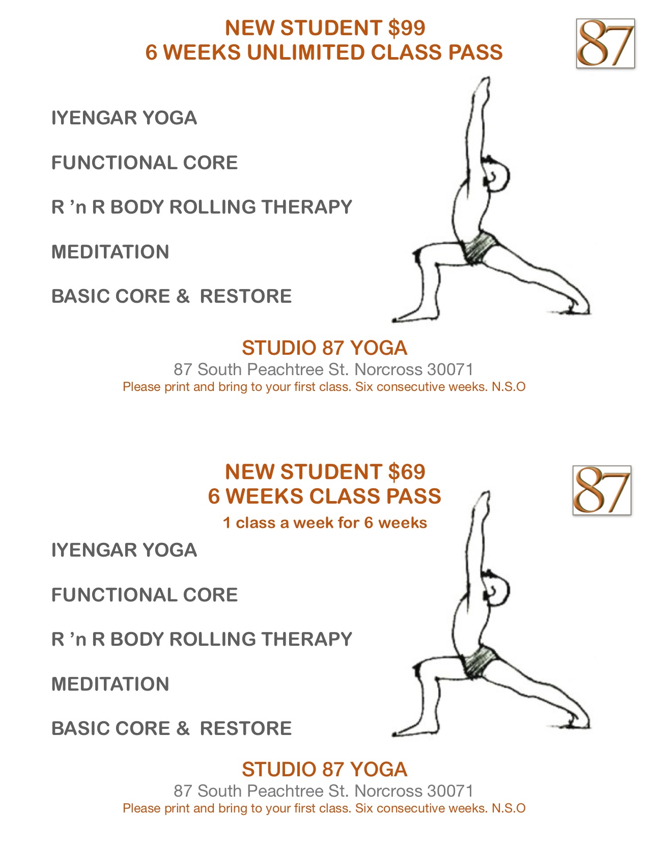 Studio 87 Yoga Close Window