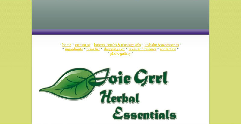 photo of JoieGrrl old site