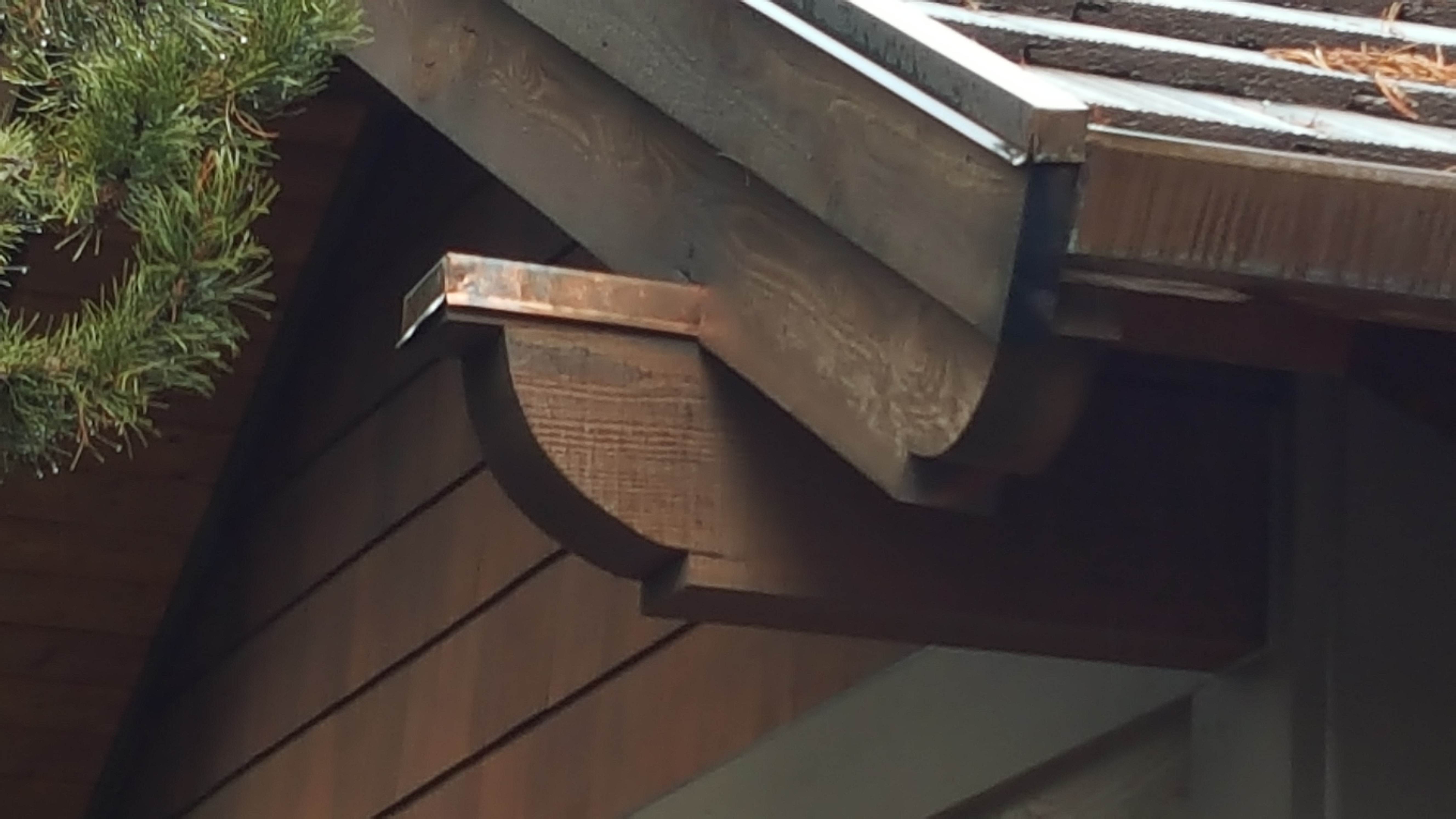 Capping Wood Beams & Corbels with Metal Bend Interior, Exterior Painting, Deck Refinishing