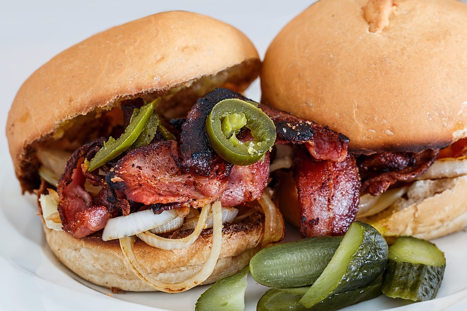 delicious meat sandwich