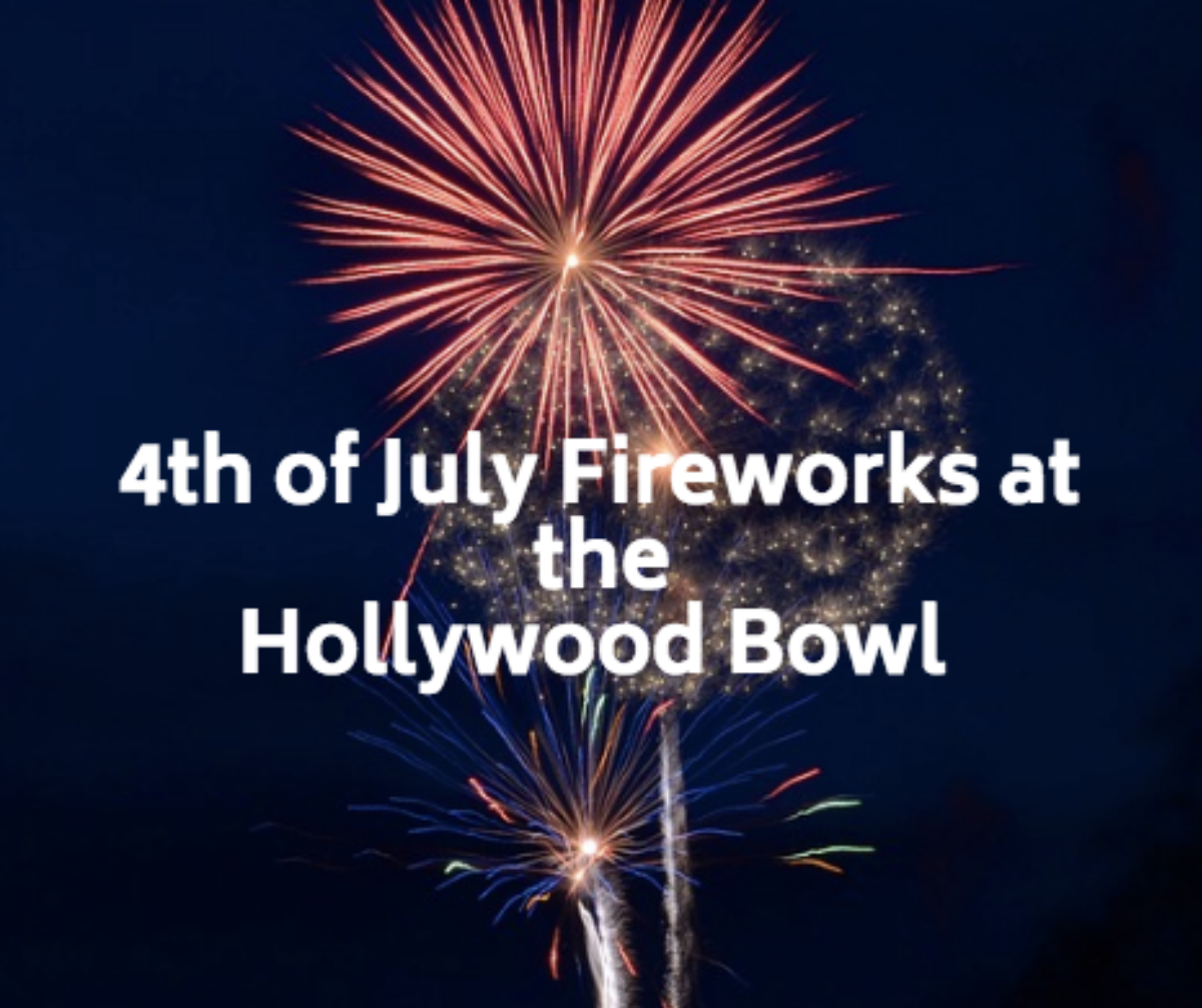 fireworks at the hollywood bowl
