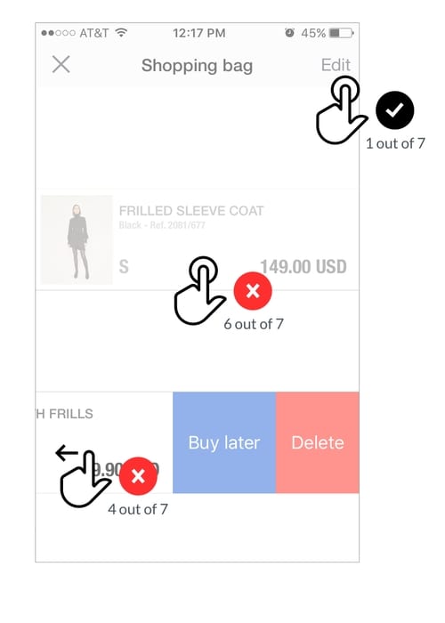 Zara App - UX Case Study