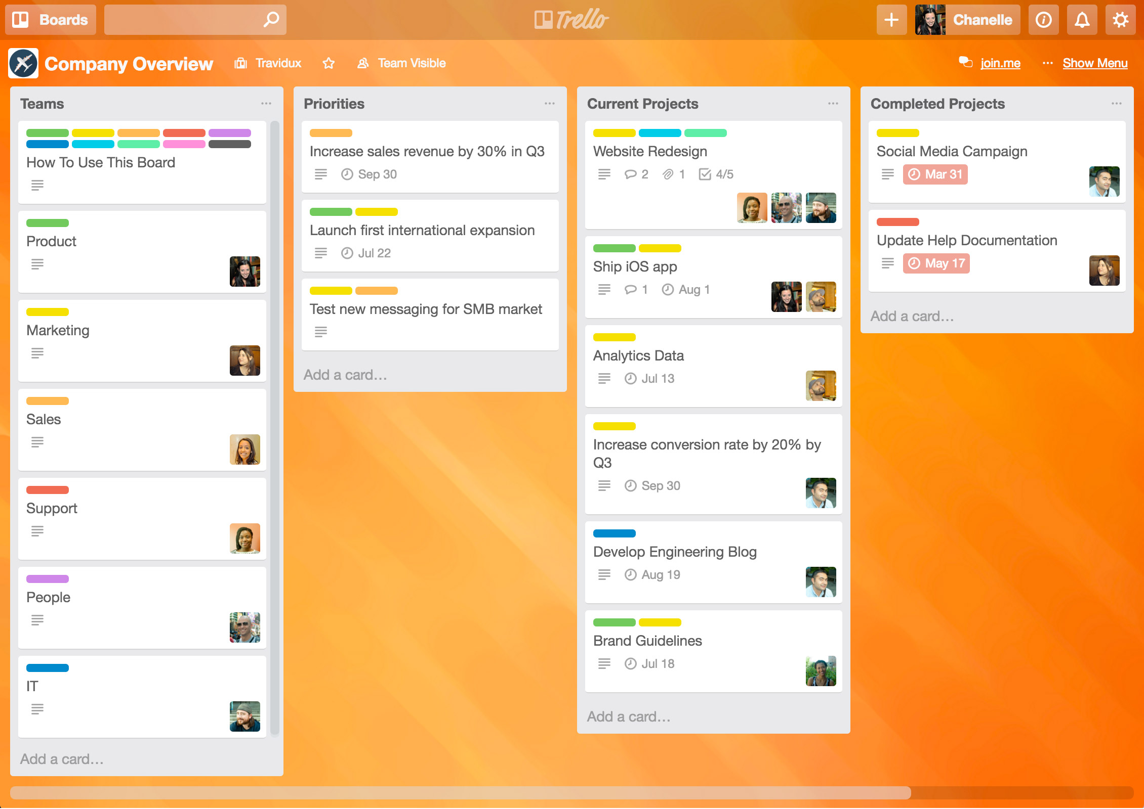 Trello Project Management