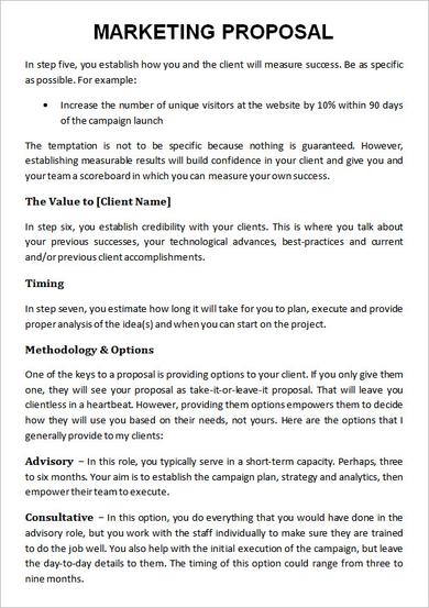 build and download a business marketing proposal bonsai marketing proposal templates