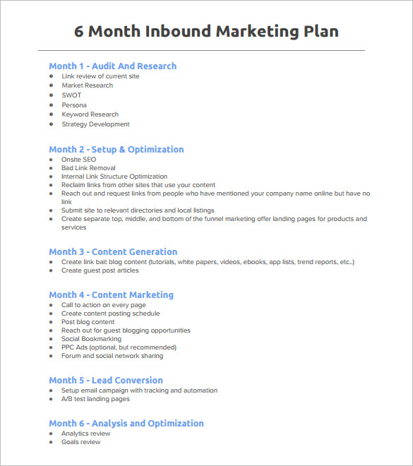  Download Inbound Marketing Proposal Template Bonsai