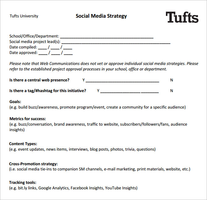 Our Trusted Social Media Brief Template Bonsai Social Media Brief Template