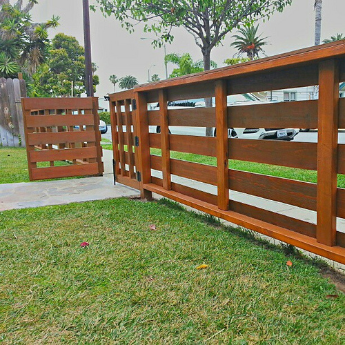 Custom Wooden Fence