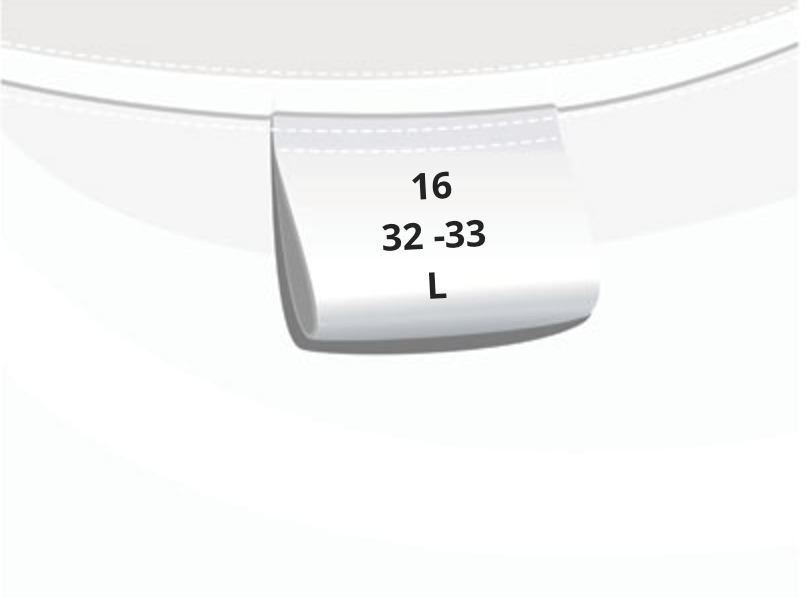 how to read a dress shirt tag