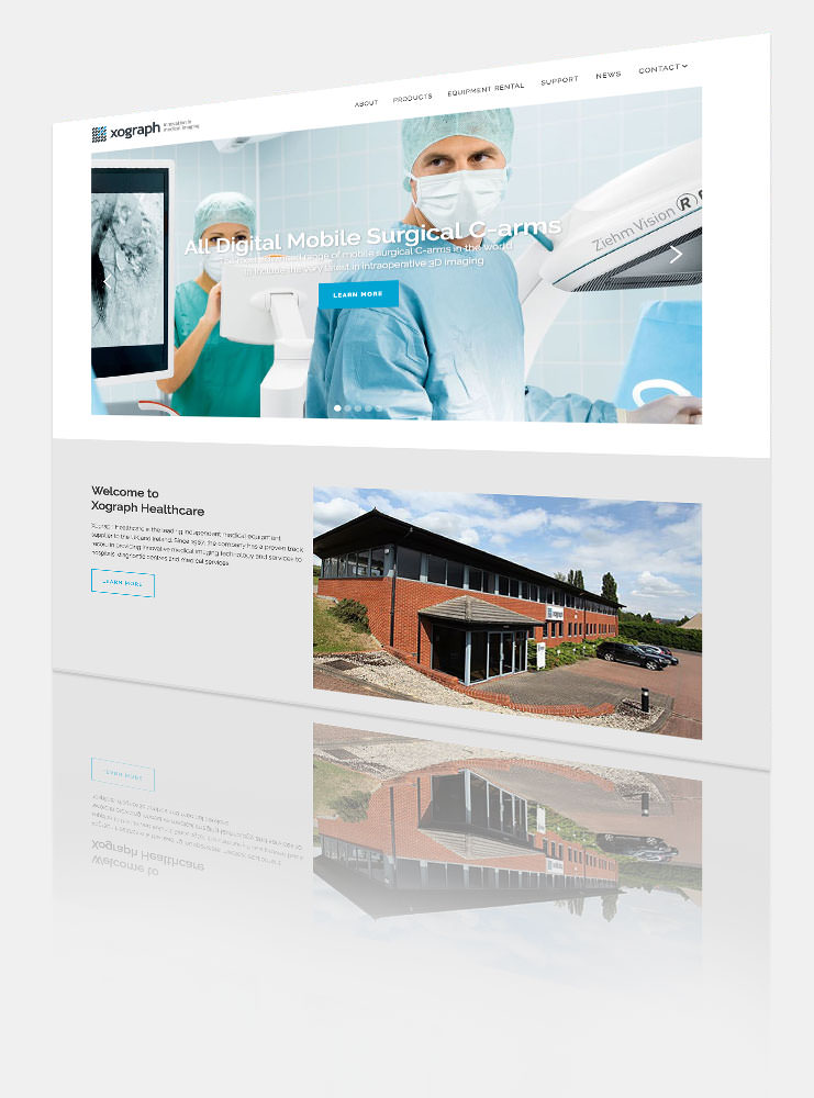 Xograph - website screenshot