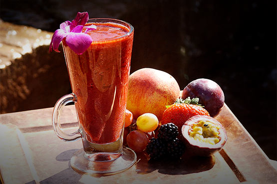 Raspberry Banana Chia Seed Protein Blast